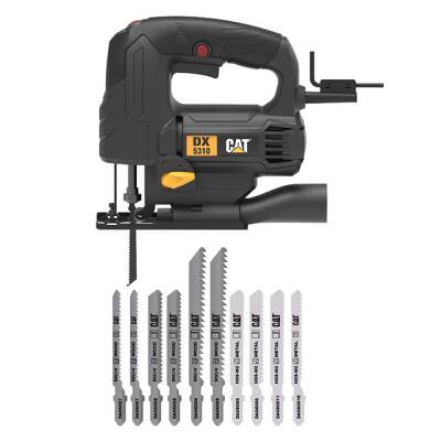 CAT DX5310 550Watt Profesyonel Devir Ayarlı Dekupaj Testere + DA06901 10 Parça Testere Ucu - Cat