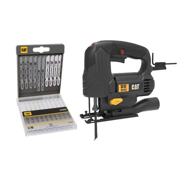 CAT DX5310 550Watt Profesyonel Devir Ayarlı Dekupaj Testere + DA06901 10 Parça Testere Ucu - 2