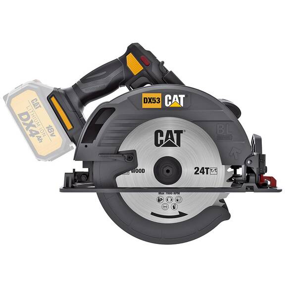 CAT DX53B 18Volt 185mm Kömürsüz Profesyonel Daire Testere (Akü Dahil Değildir) - 2