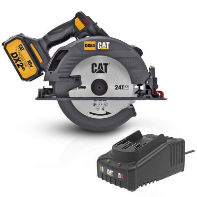 CAT DX53BC 18Volt 2.0Ah Li-ion 185mm Tek Akülü Kömürsüz Profesyonel Daire Testere - CAT (1)