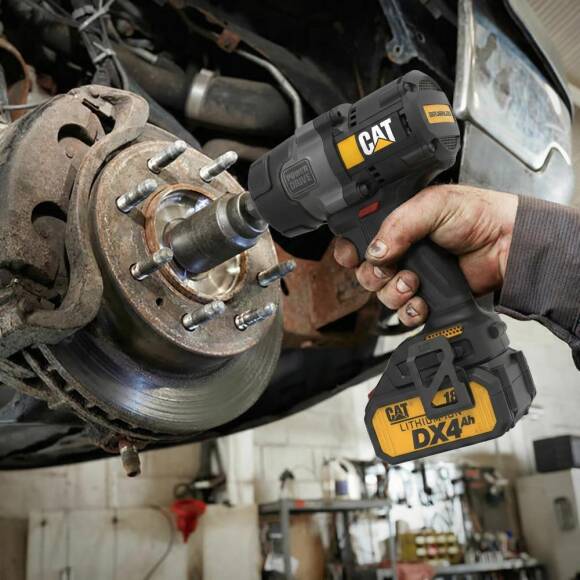 CAT DX7020.1 18Volt 4.0 Ah Çift Akülü Kömürsüz 700/880Nm Profesyonel Şarjlı Somun Sıkma + 10 Adet Lokma Ucu - 6