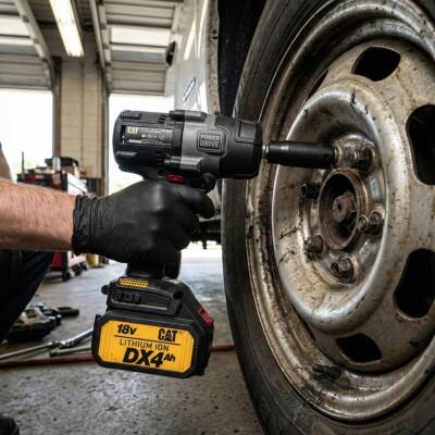 CAT DX7020.1 18Volt 4.0 Ah Çift Akülü Kömürsüz 700/880Nm Profesyonel Şarjlı Somun Sıkma + 10 Adet Lokma Ucu - 10