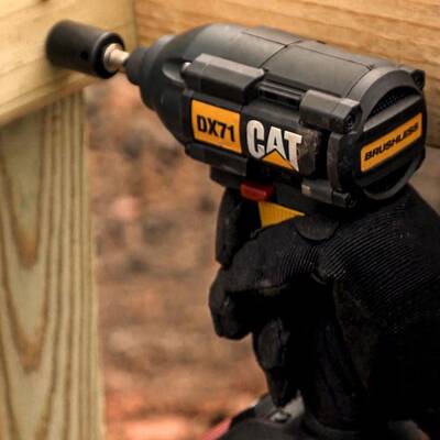 CAT DX71 18Volt 2.0Ah Li-ion Çift Akülü 215Nm Kömürsüz Profesyonel Şarjlı Darbeli Tornavida - 5