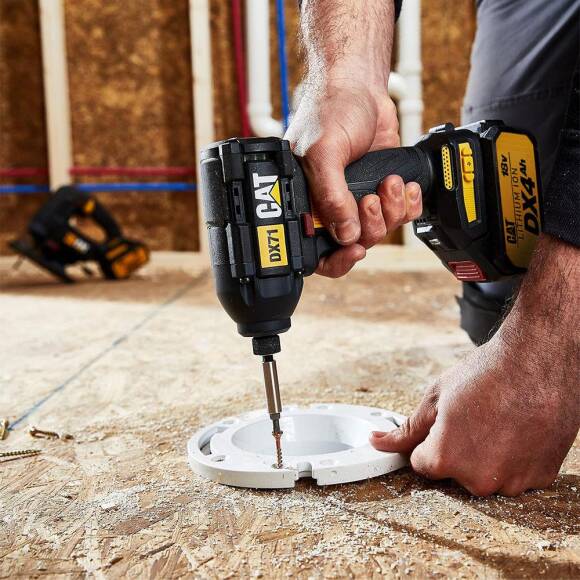 CAT DX71.2 18Volt 4.0Ah Li-ion Çift Akülü 215Nm Kömürsüz Profesyonel Şarjlı Darbeli Tornavida - 4