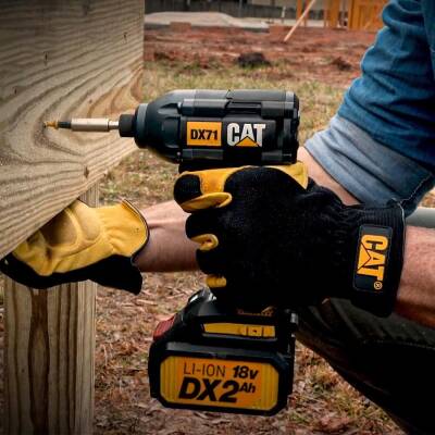 CAT DX71BC 18Volt 2.0Ah Li-ion Tek Akülü 215Nm Kömürsüz Profesyonel Şarjlı Darbeli Tornavida - 3