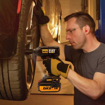 CAT DX72BC 18Volt/2.0Ah Li-ion Tek Akülü Şarjlı 350Nm Kömürsüz Profesyonel Somun Sıkma - 4
