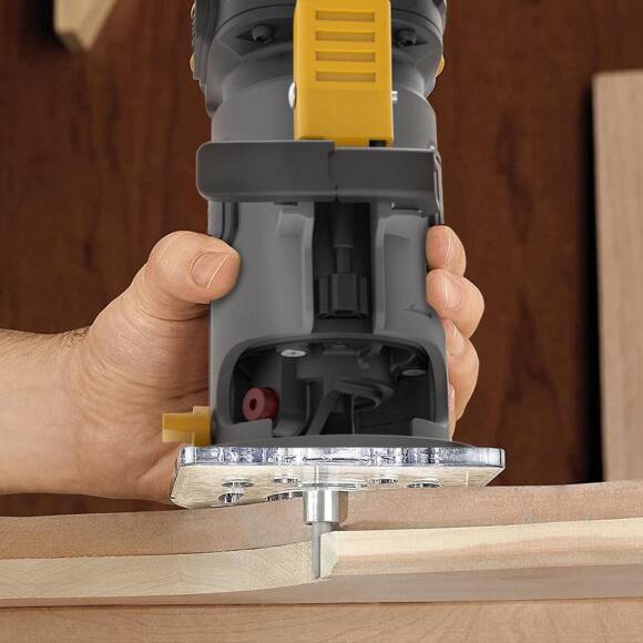CAT DX82B.3 18Volt Şarjlı Kömürsüz 6mm Devir Ayarlı Profesyonel Avuç İçi El Frezesi Formika Tıraşlama (Akü Dahil Değildir) - 9