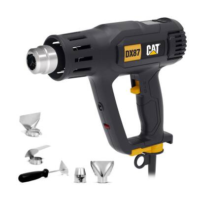 CAT DX87 2000Watt Dijital Göstergeli Profesyonel Sıcak Hava Tabancası + 5 Adet Aksesuar - CAT