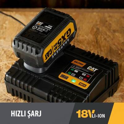 CAT DXC15 18Volt Li-ion ONE FOR ALL Profesyonel Hızlı Akü Şarj Cihazı - 4