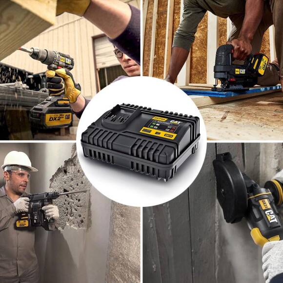CAT DXC15 18Volt Li-ion ONE FOR ALL Profesyonel Hızlı Akü Şarj Cihazı - 8