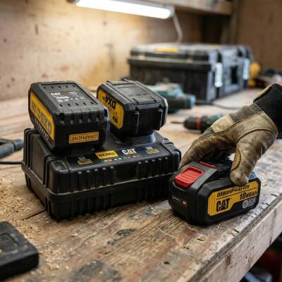 CAT DXC152 18Volt Li-ion ONE FOR ALL Profesyonel İkili Hızlı Akü Şarj Cihazı - 3