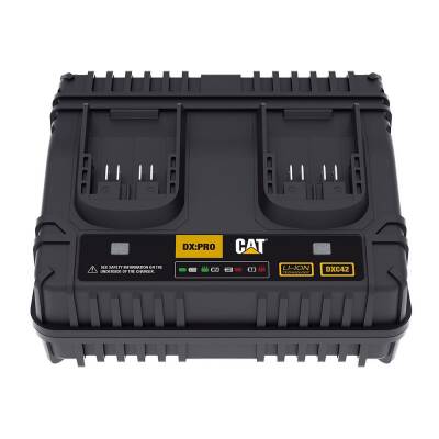 CAT DXC42 18Volt Li-ion ONE FOR ALL Profesyonel İkili Hızlı Akü Şarj Cihazı - CAT (1)
