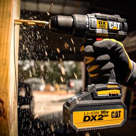 CAT DXK201 18Volt/2.0Ah Li-ion Çift Akülü Kömürsüz Profesyonel Şarjlı Darbeli Matkap + DX7030 + DA01903 Kombo Set - 10