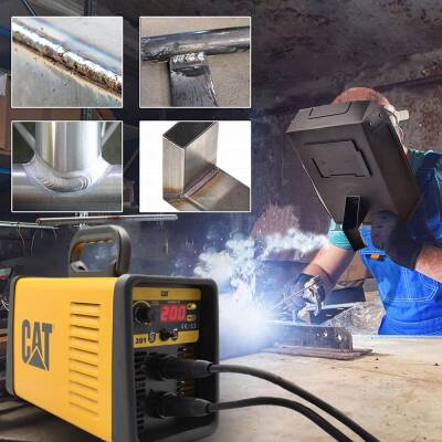 CAT DZ201 200 Amper TIG LIFT/MMA Çanta Tipi Profesyonel Dijital İnverter Kaynak Makinesi - 8