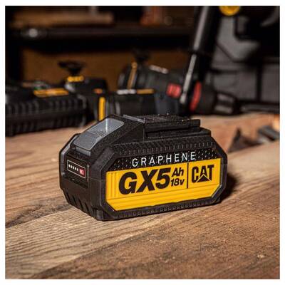 CAT GXB5 18Volt/5.0Ah GRAPHENE Li-Polimer ONE FOR ALL Profesyonel Yedek Akü - 5