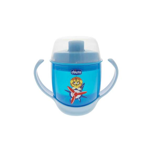 Chicco Bebek Mama Bardağı 180 ml 12+ Ay Mavi - 1