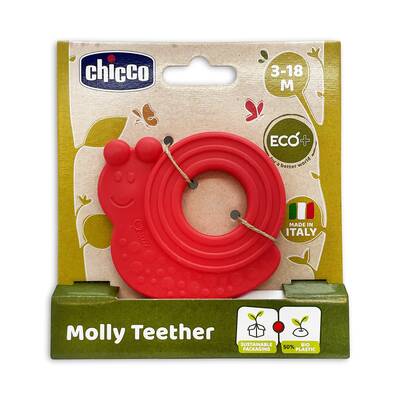 Chicco Molly Diş Kaşıyıcı 3-18 Ay - Kırmızı - Chicco