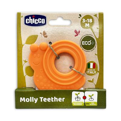 Chicco - Chıcco Molly Diş Kaşıyıcı 3-18 Ay - Turuncu