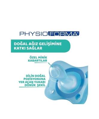 Chicco PhysioForma Mini Soft 2'li Emzik 2-6 Ay Erkek - Thumbnail