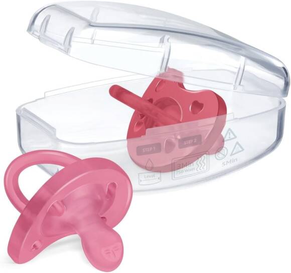 Chicco PhysioForma Soft 2'li Silikon Emzik 16-36 Ay Kız - 6