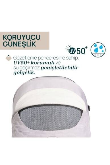 Chicco Seety Çift Yönlü Bebek Arabası - Florence Beige - 3