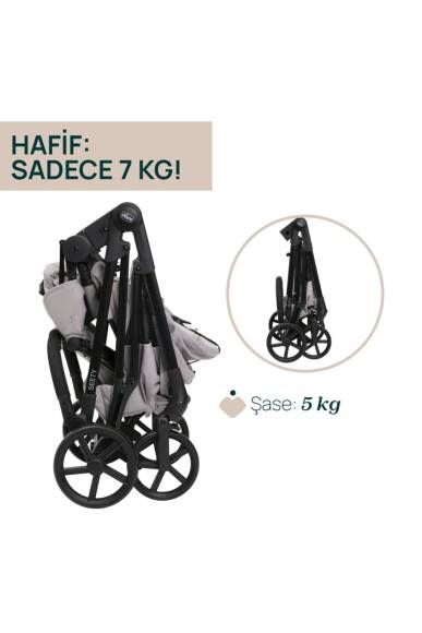 Chicco Seety Çift Yönlü Bebek Arabası - Florence Beige - 4