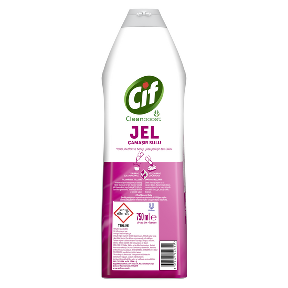 Cif Tüm Yüzeyler Jel Çiçek Ferahlığı 750 ml - 3