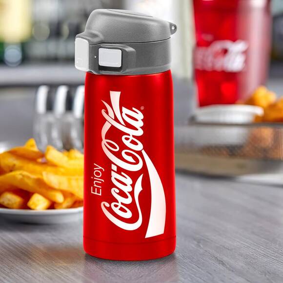 Coca-Cola CCMDB35 0,35L Vakumlu Çift Yalıtımlı Paslanmaz Çelik Seyahat Bardağı /Termos