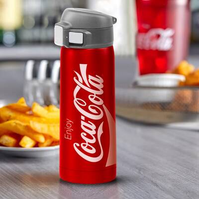 Coca-Cola CCMDB50 0,50L Vakumlu Çift Yalıtımlı Paslanmaz Çelik Seyahat Bardağı /Termos - 10