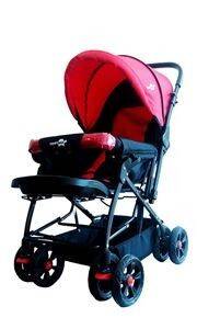 Comfymax Çift Yönlü Bebek Arabası - Kırmızı - Thumbnail