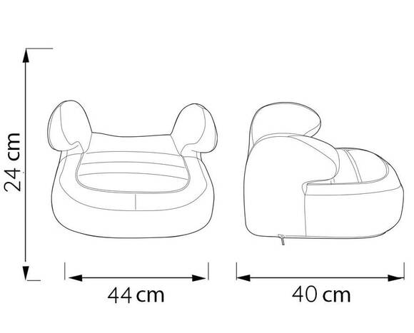 ComfyMax Platinium 15-36kg Yükseltici / Oto koltuğu - Grey - 3