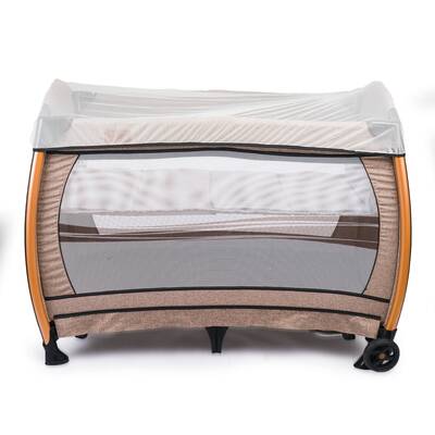 Comfymax Power Park Yatak Oyun Parkı 70x110 - Wood Brown - Thumbnail