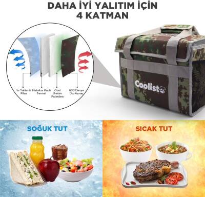 Coolist CL26C 26 Litre Katlanabilir Termos Bez Çanta / Buzluk - 10
