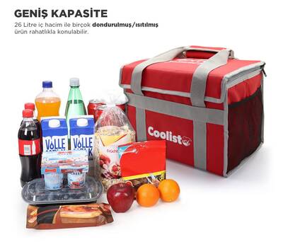 Coolist CL26R 26 Litre Katlanabilir Termos Bez Çanta / Buzluk - 7