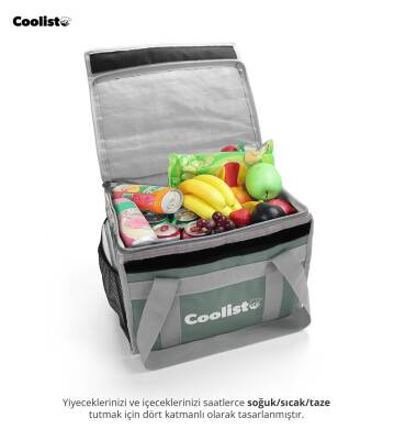 Coolist CL36LG 36 Litre Katlanabilir Termos Bez Çanta / Buzluk - 6