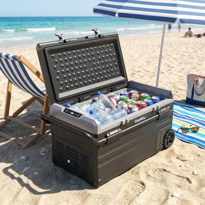 Coolist CLK120W 12/24V 220Volt 114 Litre Tek Bölmeli Tekerlekli Outdoor Kompresörlü Oto Buzdolabı/Dondurucu - 10
