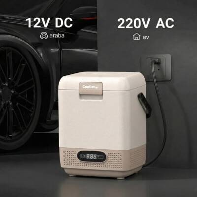 Coolist CLK12C 12/24Volt/ 220Volt 12 Litre Taşınabilir Kompresörlü Oto Buzdolabı - 4