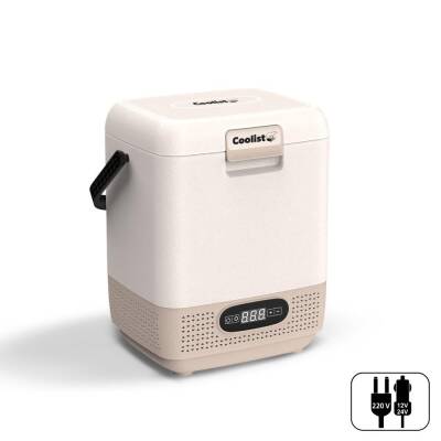Coolist CLK12C 12/24Volt/ 220Volt 12 Litre Taşınabilir Kompresörlü Oto Buzdolabı - Coolist