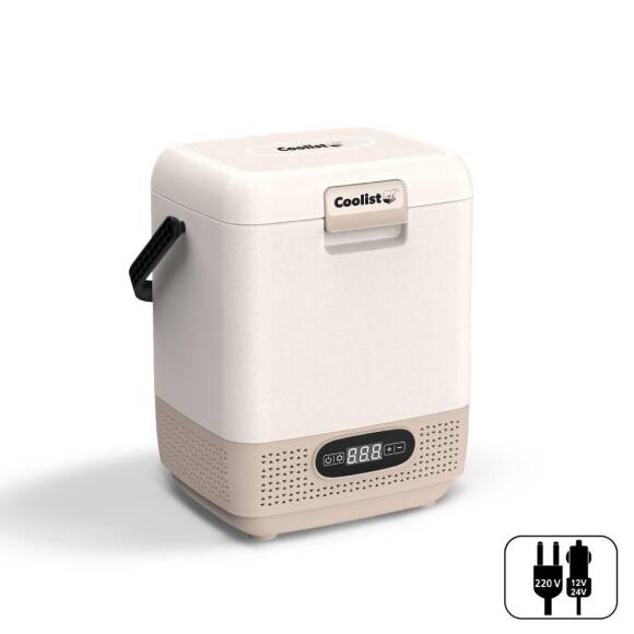 Coolist CLK12C 12/24Volt/ 220Volt 12 Litre Taşınabilir Kompresörlü Oto Buzdolabı - 1
