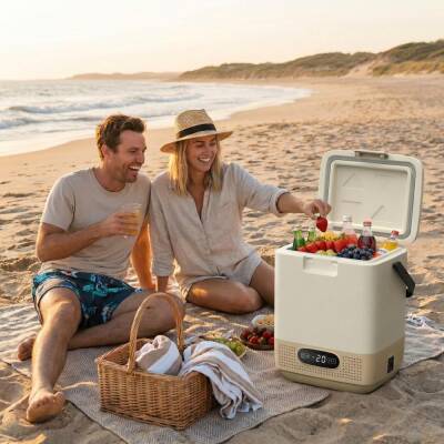 Coolist CLK12C 12/24Volt/ 220Volt 12 Litre Taşınabilir Kompresörlü Oto Buzdolabı - 3