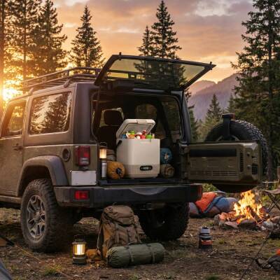 Coolist CLK12C 12/24Volt/ 220Volt 12 Litre Taşınabilir Kompresörlü Oto Buzdolabı - 10