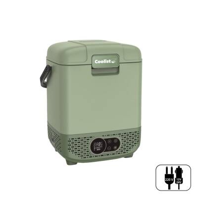 Coolist CLK12G 12/24Volt/ 220Volt 12 Litre Taşınabilir Kompresörlü Oto Buzdolabı - Coolist