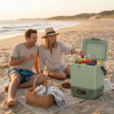 Coolist CLK12G 12/24Volt/ 220Volt 12 Litre Taşınabilir Kompresörlü Oto Buzdolabı - 3