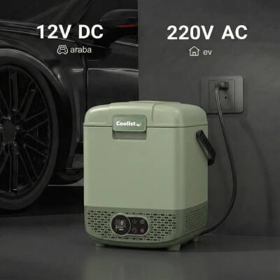 Coolist CLK12G 12/24Volt/ 220Volt 12 Litre Taşınabilir Kompresörlü Oto Buzdolabı - 4