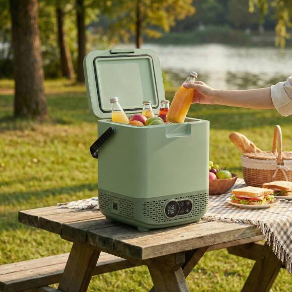 Coolist CLK12G 12/24Volt/ 220Volt 12 Litre Taşınabilir Kompresörlü Oto Buzdolabı - 7