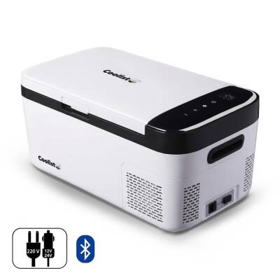 Coolist CLK15B 12/24Volt/ 220Volt 15 Litre Kompresörlü Bluetooth Bağlantılı Oto Buzdolabı - Coolist
