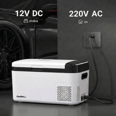 Coolist CLK15B 12/24Volt/ 220Volt 15 Litre Kompresörlü Bluetooth Bağlantılı Oto Buzdolabı - 4