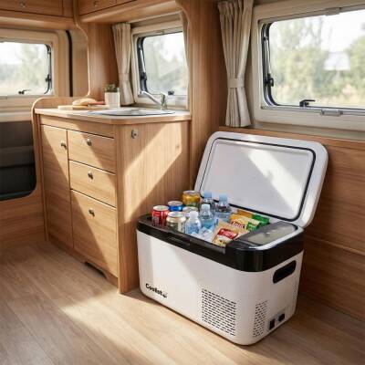 Coolist CLK15B 12/24Volt/ 220Volt 15 Litre Kompresörlü Bluetooth Bağlantılı Oto Buzdolabı - 10