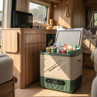 Coolist CLK18W 12/24Volt/ 220Volt 18 Litre Kompresörlü Tekerlekli Outdoor Oto Buzdolabı - 6