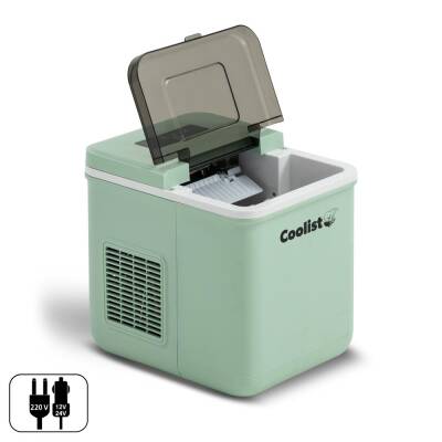 Coolist CLK2BM 12/24Volt/ 220Volt 1.3 Litre Kompresörlü Otomatik Buz Yapma Makinesi - Coolist